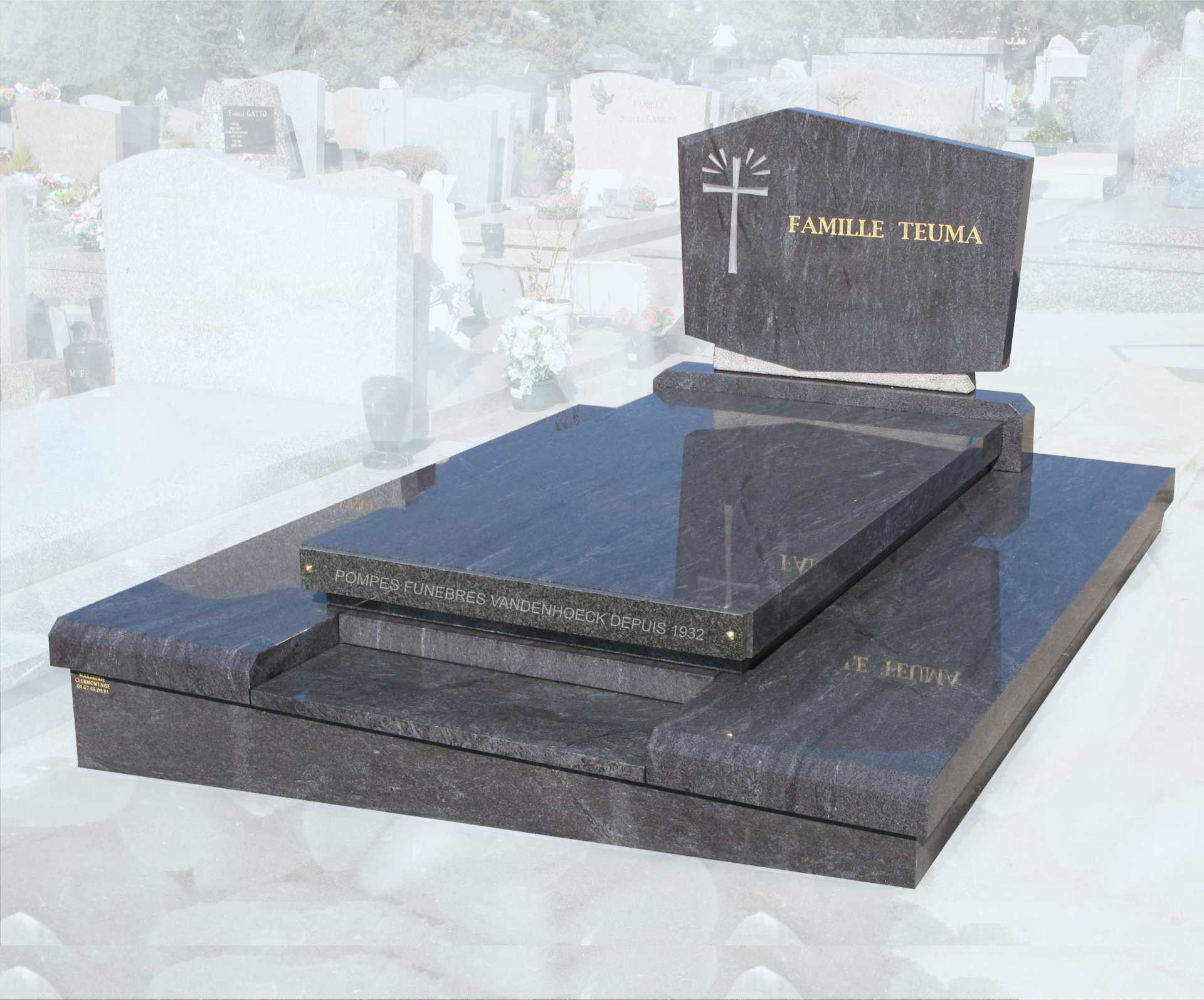 monument funéraire en granit TIFFANY